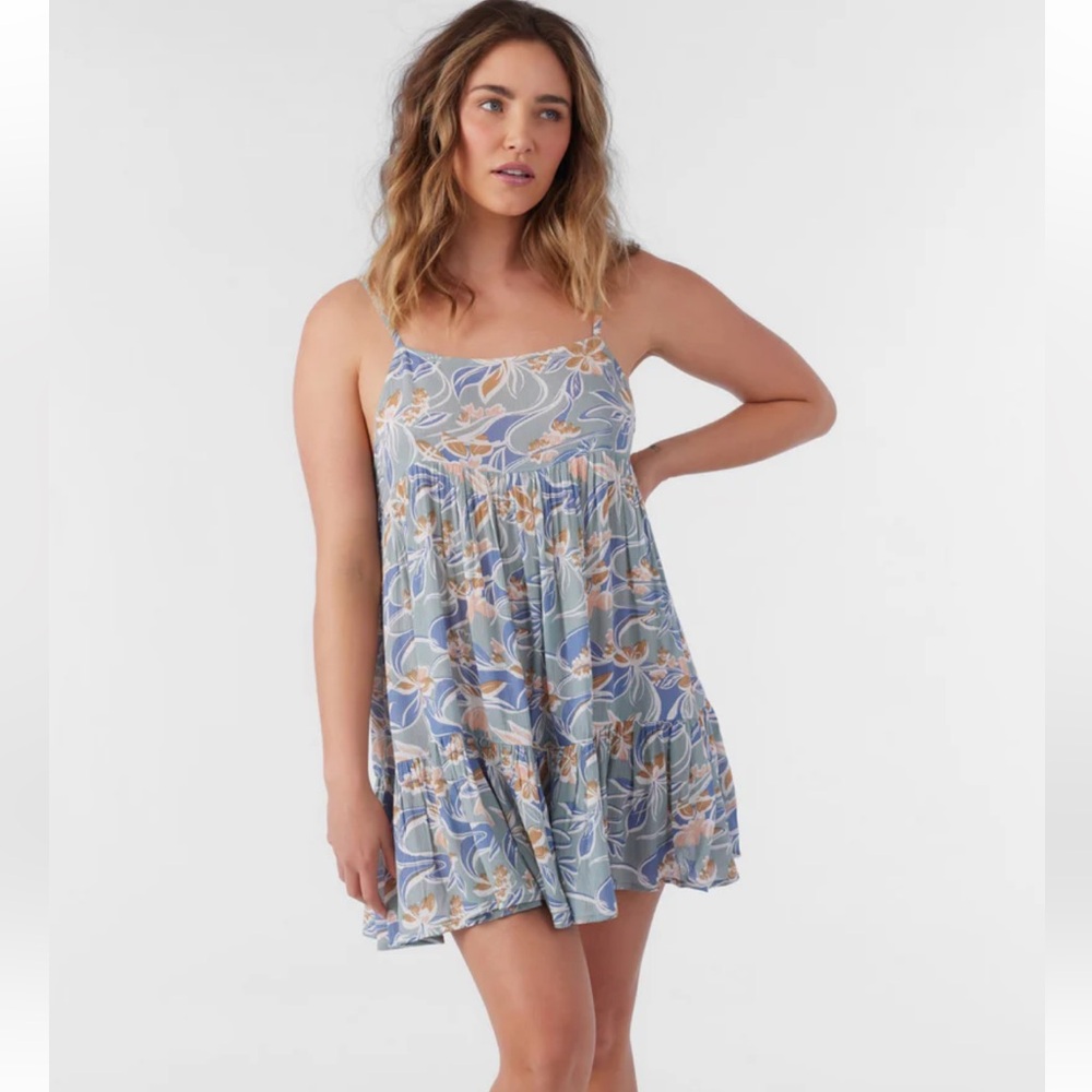O’NEILL RILEE EMMY FLORAL COVER UP DRESS